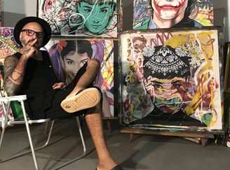 Bem-vindo à galeria de pinturas virtual de Sérgio Astral, onde cada obra de arte conta uma história única.
