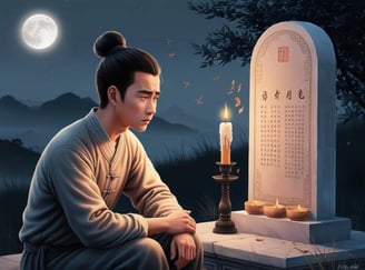 Quốc Tuấn trăn trở dưới trăng