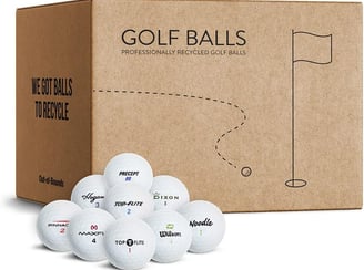 Bolas de golf recuperadas