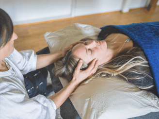 Biodynamic Craniosacral Therapy 'hold'