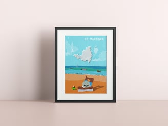 Cloud Spotting by Raymond Bowen in black frame
