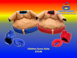 Children Sumo Suits - Jumpin Janners - Bouncy Castle Hire Plymouth