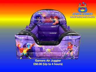 Gamers Air Juggler - Jumpin Janners - Bouncy Castle Hire Plymouth