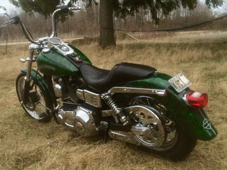 Harley Davidson Dyna With custom paint done by Owner ProPolish Motorcycle Detailing Norfolk County