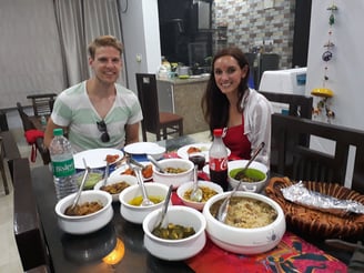 ZM Homestay agra cooking and exotic dining