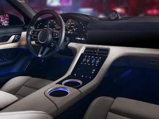 Image of the dashboard/interior of an anutomible.