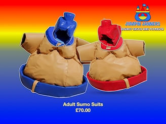 Adult Sumo Suits - Jumpin Janners - Bouncy Castle Hire Plymouth