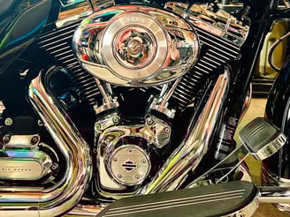 Harley Davidson Road King Motorcycle Ceramic Coating Norfolk County ProPolish Motorcycle Detailing