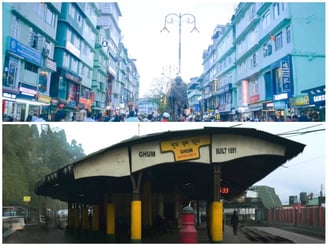 MG Road and Ghum statiom