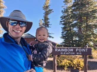 Rainbow Point Sign