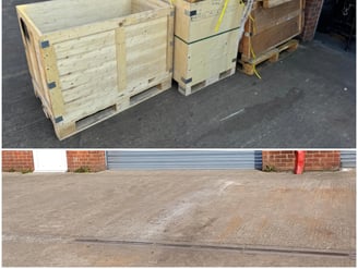 wooden palllets business in worcester city center