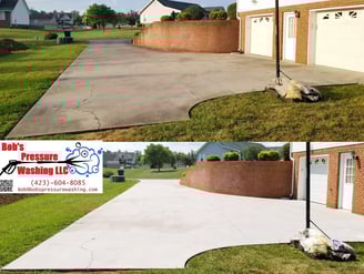 Concrete Driveway cleaning in Russellville, Tn 37860 near me by Bobs Pressure Washing LLC in Bulls Gap, Tn 37711 3