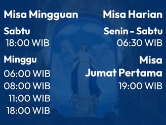 Jadwal Misa Gereja Santo Damian, Bengkong