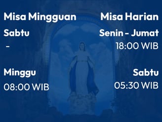 Jadwal Misa Gereja Stella Maris, Kepulauan Anambas