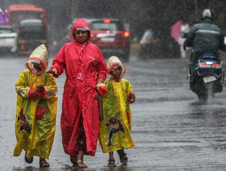 peoples wearing raincoat, rainy season