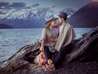 sesion de fotos para parejas en Bariloche. Fotografia en Bariloche