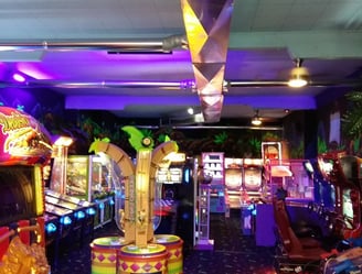 Commercial HVAC ducting installed by Bystrom Industries at Fun Factor in Kamloops