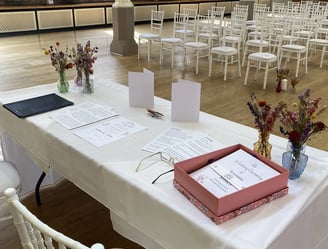 Wedding Ceremony Planned And Ready To Be Performed By David Allbutt Ceremonies