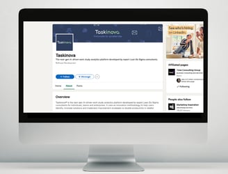 Taskinova social media marketing visuals for brand promotion and user engagement.
