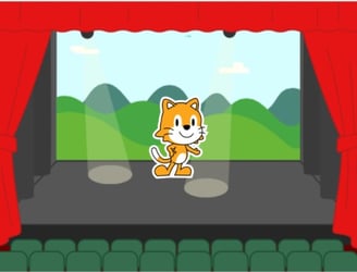 Scratch Junior - Ajouter une page et le fond Théâtre