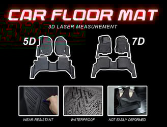 a car floor mat with the words car floor mat