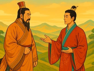 Khai Quốc Vương và Lý Phật Mã đối thoại sau Loạn Tam Vương