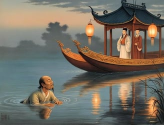 Trần Liễu bơi ra gặp em trai