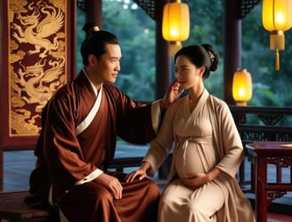 Trần Liễu và Thuận Thiên trong Thư Phòng