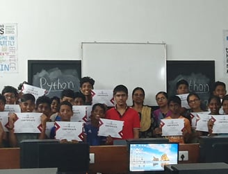 Summer Vacation course on Python Programming at Nalanda Public School