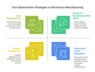 Cost optimization strategies in electronics manufacturing