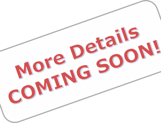 a sign that says, more details coming soon