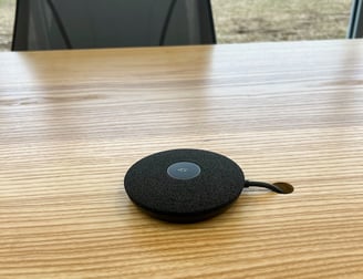 Image of a conference Logitech table mic