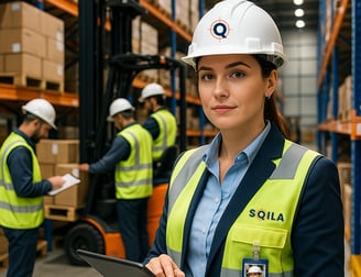 Auditor de la empresa Sqila, verificando Sistema de Gestión BASC OEA  