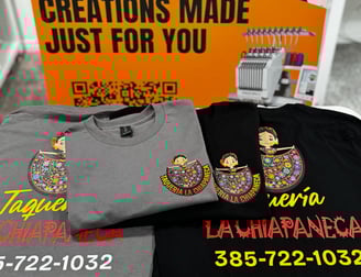 Nationwide shipping services available for DTF printing, screen printing and embroidery