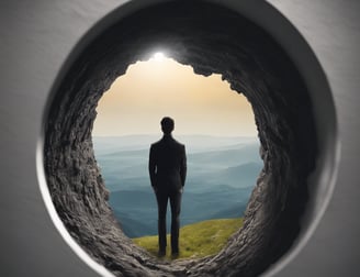 a hospital room with a bed and a window