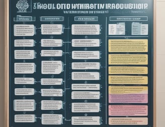 A letter board displays the words 'BIPOLAR DISORDER' surrounded by scattered letters. Nearby, there is a clipboard with a blank sheet of paper and a pencil, accompanied by a cup of black coffee. Three photographs show different facial expressions, and a small potted plant is visible. The surface is textured in a neutral tone.