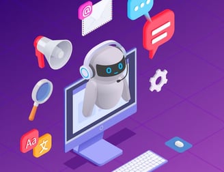 AI voice agent providing customer support