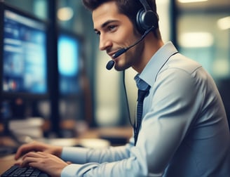 A telecommunications tower stands atop a rocky hill with sparse vegetation. The hill is mostly covered in dry foliage, with patches of snow visible. The sky is clear and bright blue, emphasizing the height of the tower.