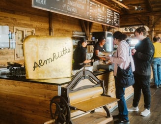 Catering in der Alm auf dem Messegelände Friedrichshafen