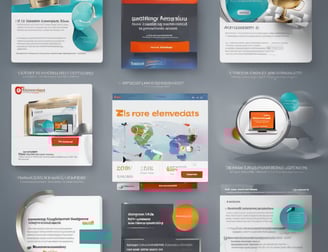 a bunch of billboards that are on the side of a building