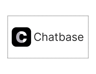 a logo with a chatbase written on it