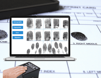 live fingerprinting