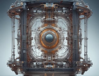 A 3D rendering of a microchip with the letters 'AI' prominently displayed on its surface, set on a dark, circular platform.