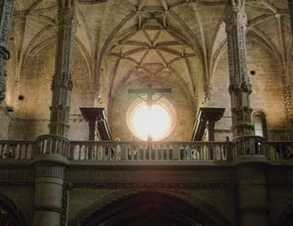Lisbon - Church of Santa Maria de Belem is still used for worship today