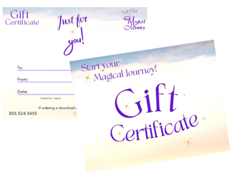 magical gift certificates