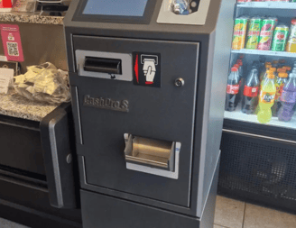 a machine that is sitting on a counter