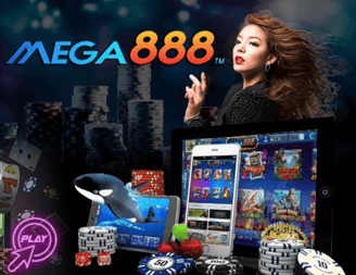 a woman holding a tablet computer and playing a game of mega millions