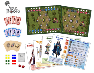 a strategic board game based on Moba video games