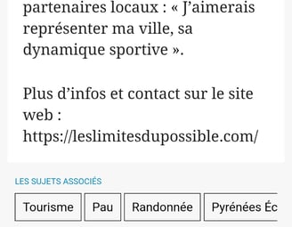 les limites du possible - article la rep - Julie verdom