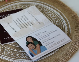 invitaciones de boda pasaporte